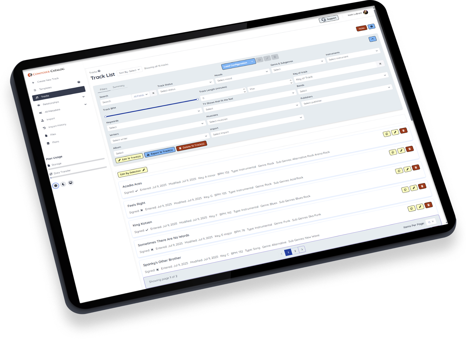 Composer Catalog Online Composer Catalog Online